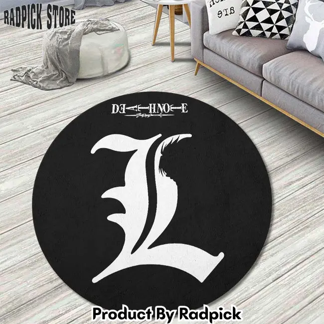 L round rug custom death note anime circle carpet  rp5956227